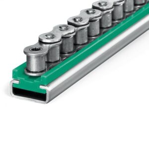 Perfil guia para cadena de rodillos simple 12B-1 tipo MUCG-4 paso 3/4"