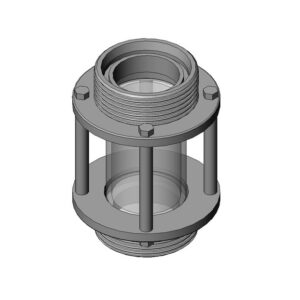 Mirilla tubular DIN macho-macho Inoxpa A-316L DN-65 EPDM FDA