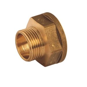 Racor Marsella reducido M-H laton Figura 246 3/8"x1/2" Racor Marsella reducido Laton - Imagen 1