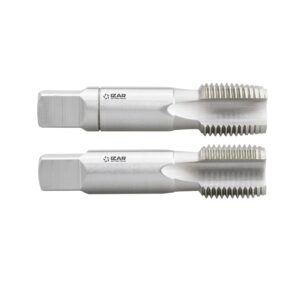 Juego 2 machos mano HSS DIN-5157 (GAS-BSP) Izar 3026 DIN-01/08x28 mm. art. 62510