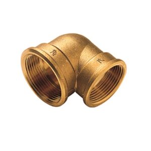 Codo reducido 90º H-H laton Figura 90 1"x3/4"