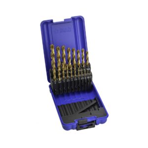 Juego de brocas DIN-338 19 ud. 1-10X0,50 HSS-TIN (1010) Izar 1466 1-10x0,50 mm. art. 27132