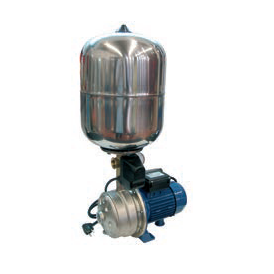 Grupo de presion con hidrosfera hor. Inox. 20 l. Ebara CDXM 120/20G 1.5 KW. 230 V.