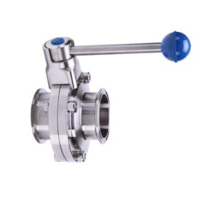 Valvula de mariposa OD clamp-clamp Inoxpa A-316L DN-3" sin maneta EPDM FDA