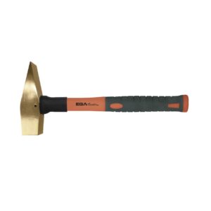 Martillo para piedra mango fibra de vidrio Ega Master 1 Kg. antichispa Cu-Be codigo 70522