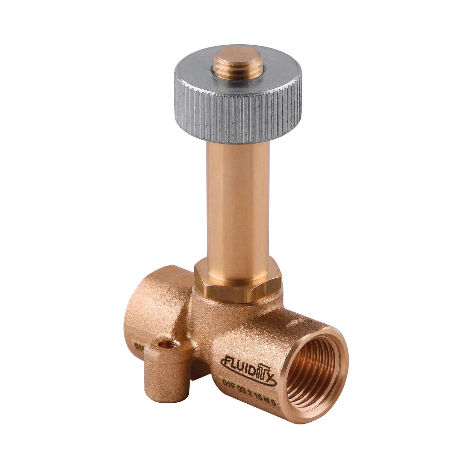 Electrovalvula accionamiento directo Aignep 2/2 N.O. 1/8" laton EPDM 4 mm. 01F02204E0