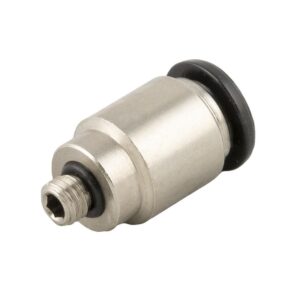 Racor recto cilindrico macho hexagono interior D-6 M5 Aignep codigo 50010N 6 M5