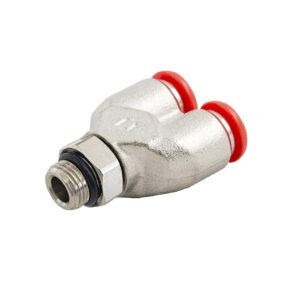 Racor en "Y" orientable macho cilindrico con torica D-4 1/8" Aignep codigo 50326 4 1/8 - Imagen 1