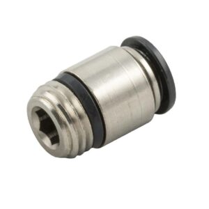 Racor recto macho conico  hexagono interior D-8 1/4" Aignep codigo 55010 8 1/4