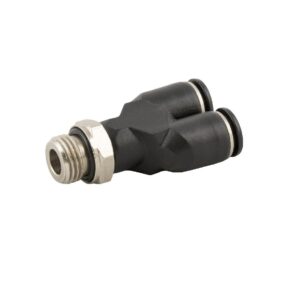 Racor en "Y" giratoria cilindrico macho D-6 M5 Aignep codigo 55325 6 M5