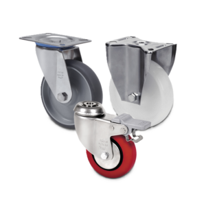 RUEDAS ALEX DE ACERO INOXIDABLE