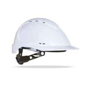 Casco de proteccion ventilado Steelpro arnes textil 2088CTVBL Thor blanco