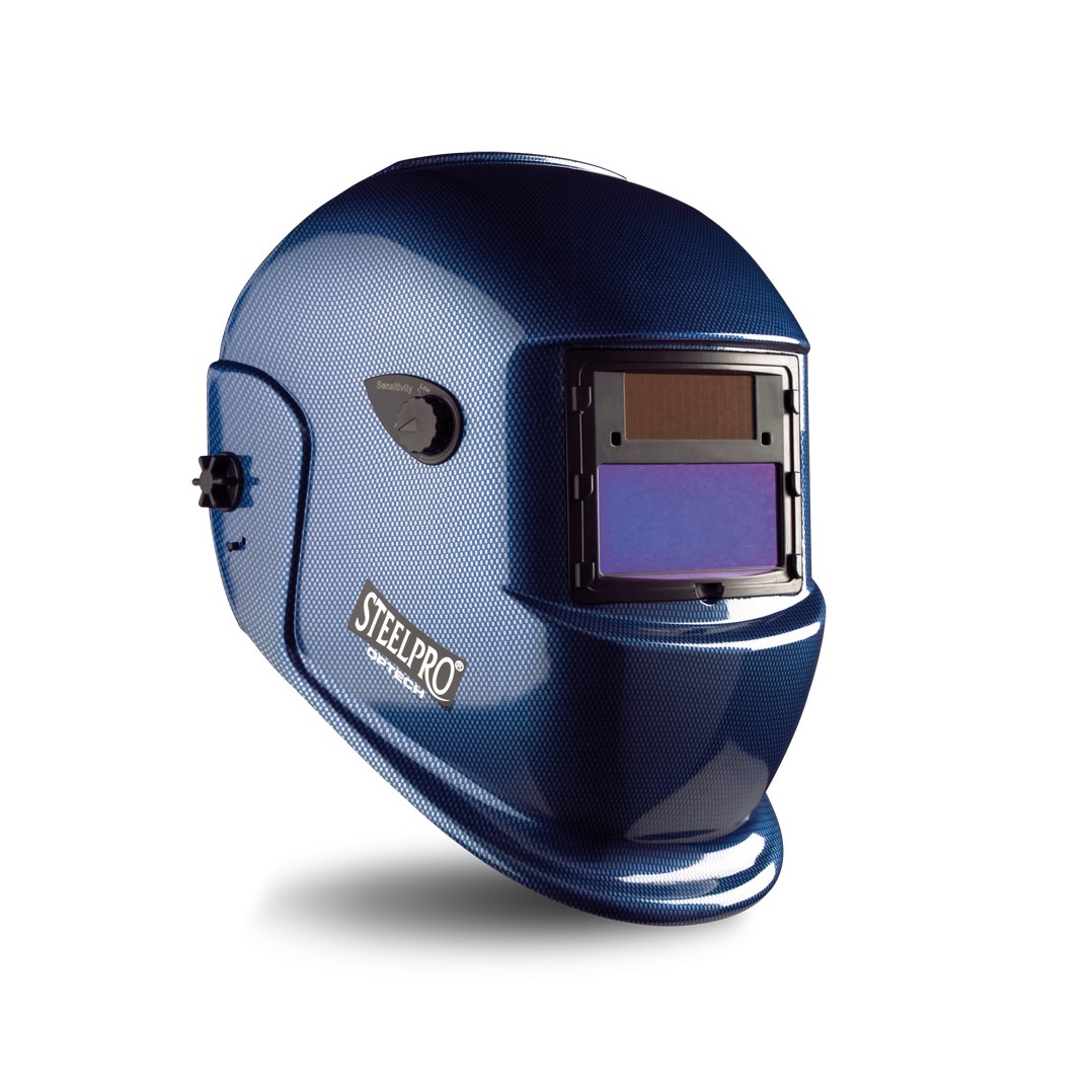 Pantalla de soldar electronica Steelpro tono variable (4/9 -13) 2188PSEA azul