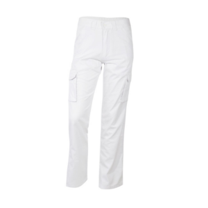 Pantalon largo multibolsillo blanco Detroit talla 42 - Imagen 1
