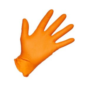 Guante reutilizable extrafuerte de nitrilo super-diamantado talla 10 (caja 50 uds.)