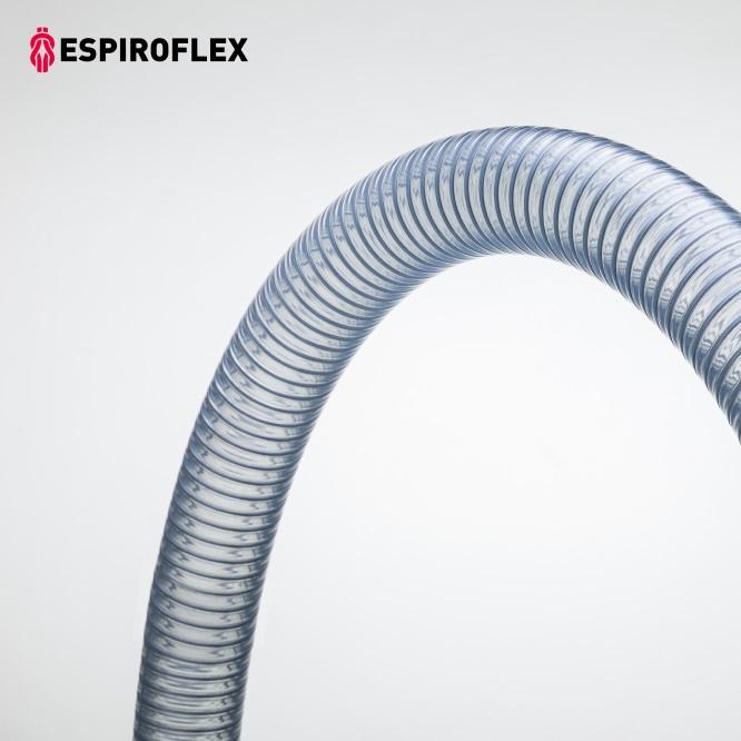 Manguera alimentaria PVC Transmetal PF diametro 63 mm.