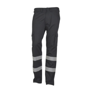 Pantalon largo multibolsillo con bandas reflectantes gris plomo Tucson talla 58