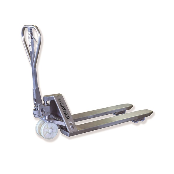 Transpaleta 2.500 Kg. Gayner 540x1.150 mm. TGI 2.5 DNN INOX/AISI 304 codigo 75-39