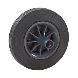 Rueda plastico-goma con eje Gayner diametro 200 mm. 200 PGEL4 codigo 10-36/38