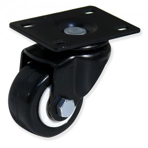 Rueda giratoria poliuretano Gayner diametro 50 mm. RPG2 050 PPB2 codigo 32-012