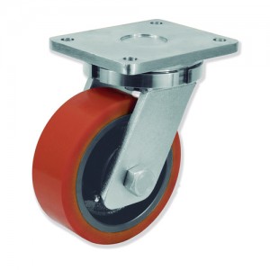 Rueda giratoria vulkollan Gayner diametro 250 mm. UPG8 250 HVB8 codigo 38-424