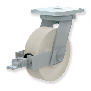 Rueda con freno giratoria poliamida Gayner diametro 300 mm. UPG9 300 POB9-FS codigo 38-620-FS