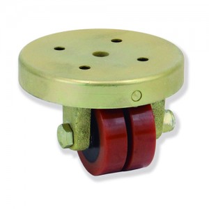 Rueda giratoria poliuretano Gayner diametro 50 mm. NPG 050 HPL0 codigo 40-164