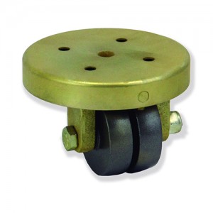 Rueda giratoria acero Gayner diametro 50 mm. NPG 050 AML0 codigo 40-168