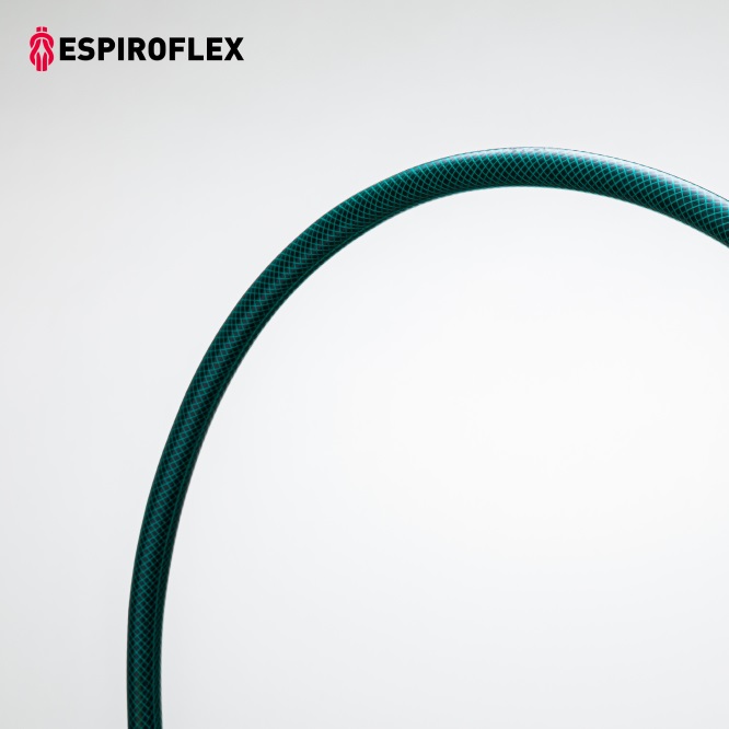 Rollo 20 mts. manguera PVC flexible Espirojardin diametro 15x19 mm.