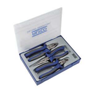 Juego de alicates 3 piezas en caja de plastico Alyco codigo 101210 - Imagen 1