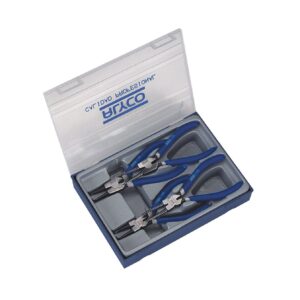 Juego de 4 alicates seeger 140 mm. en caja de plastico Alyco codigo 101218 - Imagen 1