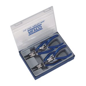 Juego de 4 alicates seeger 180 mm. en caja de plastico Alyco codigo 101220 - Imagen 1
