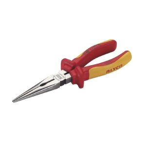Alicate bocas semiredondas aislado VDE con corte 160 mm. Alyco codigo 101810