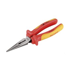 Alicate bocas semiredondas aislado VDE con corte alta potencia 200 mm. Alyco codigo 101813