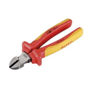 Alicate corte diagonal aislado VDE con corte alta potencia 180 mm. Alyco codigo 101824