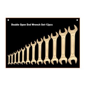 Juego de llaves fijas 12 piezas antichispa Al-Br Alyco codigo 127127