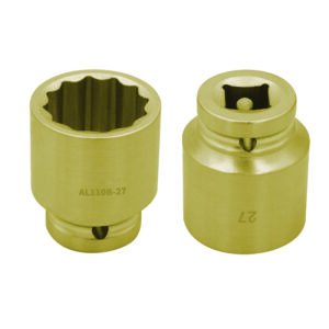 Llave de vaso de impacto 1/2" 12 mm. antichispa Al-Br Alyco codigo 127432 - Imagen 1