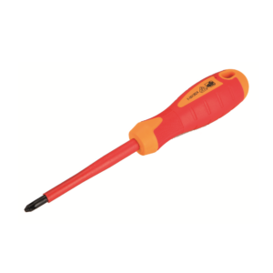 Destornillador boca Pozidrive aislado VDE PZ1x80 mm. Alyco Orange codigo 170396