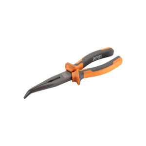 Alicate teflonado bocas semiredondas con corte 200 mm. Alyco Orange codigo 170536