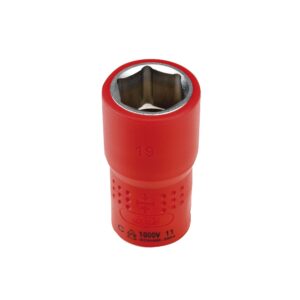 Llave de vaso 1/2" aislada VDE 10 mm. Alyco codigo 190310