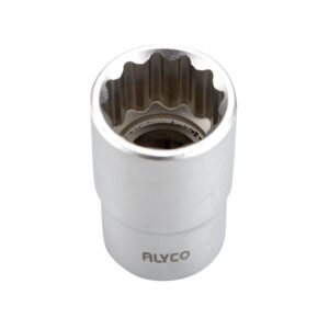 Llave de vaso 1/2" 12 caras 19 mm. Alyco codigo 190419