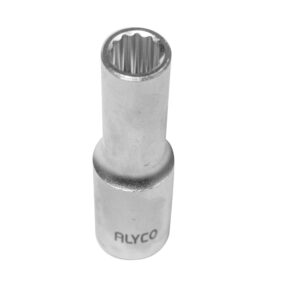 Llave de vaso larga 1/2" 12 caras 26 mm. Alyco codigo 190696