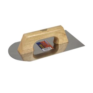 Llana media luna inoxidable mango madera 300x150 mm. Alyco codigo 195774