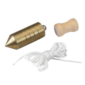 Plomada acero nuez madera 750 gramos Alyco codigo 197934