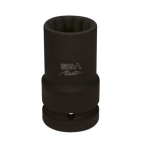 Llave vaso de impacto 1" serie larga Ega Master 33 mm. 12 cantos codigo 53384