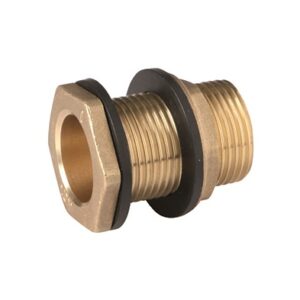 Racor deposito laton con tuerca 1/2"