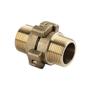 Racor Barcelona laton macho-macho 1"