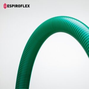 Manguera verde liso PVC Transliquid Superelastic diametro 32 mm.