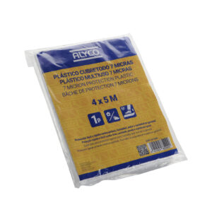 Plastico de proteccion 7 micras 4x5 mts. Alyco codigo 187200 - Imagen 1