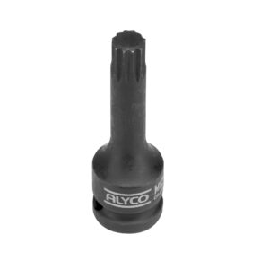 Llave de vaso de impacto 1/2" punta XZN M12 Alyco codigo 198183 - Imagen 1